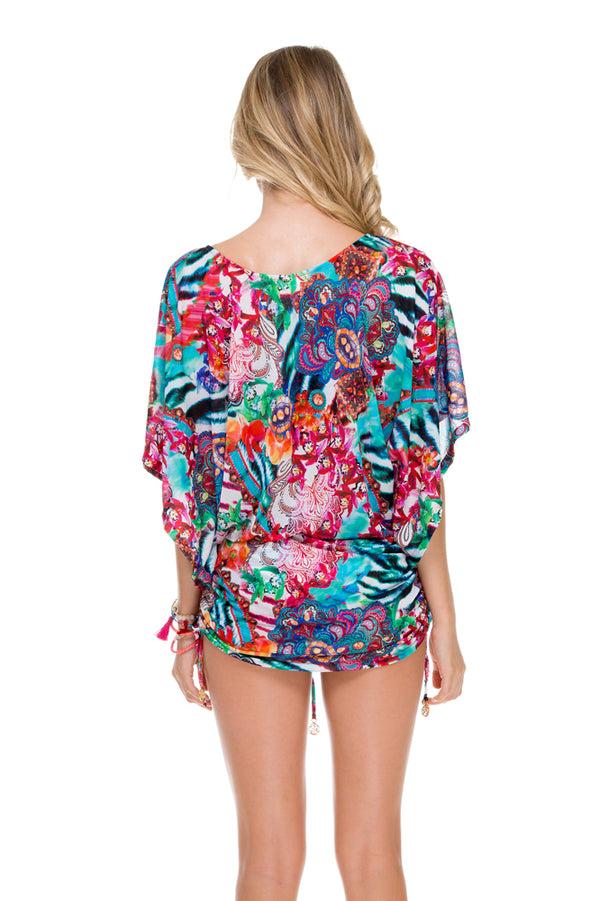 Luli Fama LIKE A FLAME - South Beach Dress • Multicolor – Luli Fama