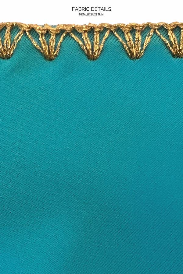 Luli Fama LULI CHIC V Neck One-Piece Bodysuit - Exuma – Luli Fama