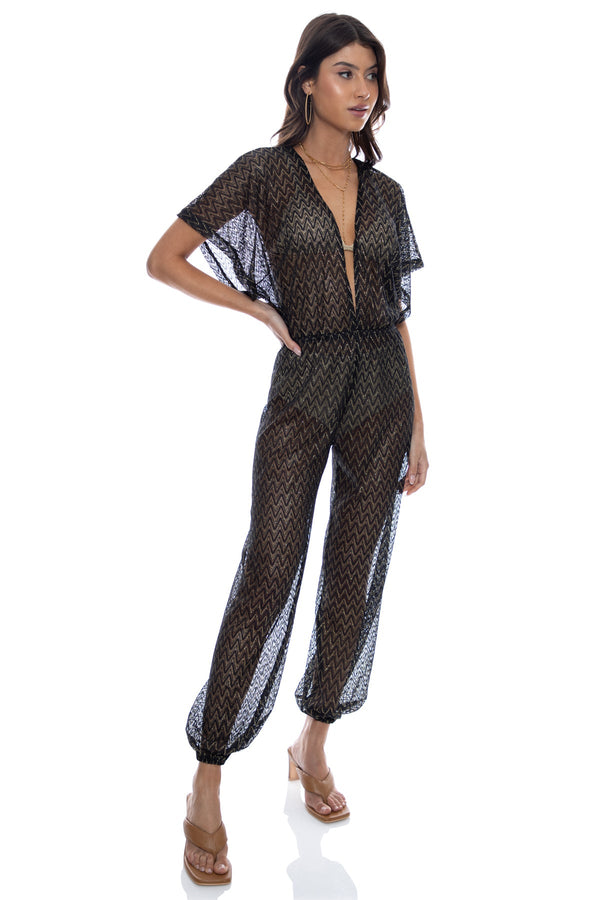 Luli Fama BUZZING - Jumpsuit • Black – Luli Fama