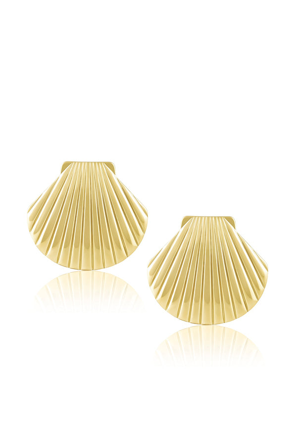 luli fama JEWELRY - Shelly Earrings • Gold – Luli Fama