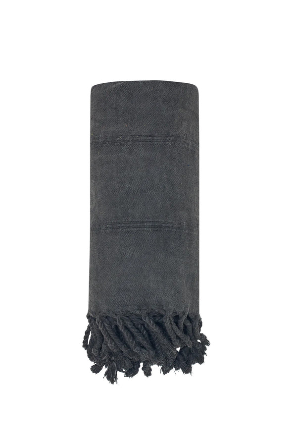 Luli Fama TOWEL - Beach Towel • Charcoal – Luli Fama