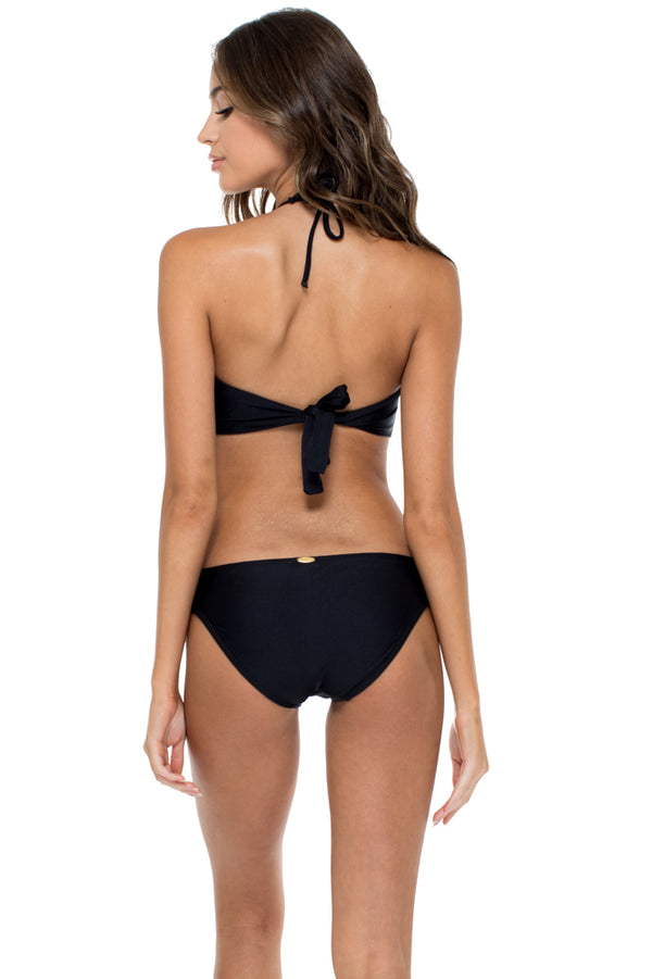 Luli Fama MAMBO - Bandeau Top & Full Bottom • Black – Luli Fama