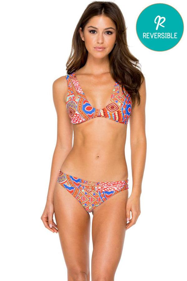 luli fama MANDINGA - Beatriz Top & Matanzas Bottom • Multicolor – Luli Fama