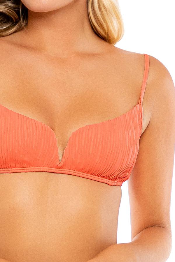 Luli Fama RIVER DANCE - V Splice Bralette & V Cut Hardware Seamless Wavy Back Ru – Luli Fama