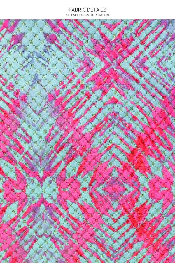 Luli Fama SHOCK WAVES - Triangle Halter Top & Seamless Full Ruched Back Bottom • – Luli Fama