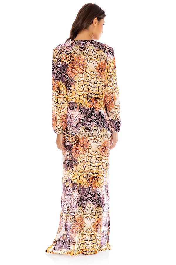 Luli Fama Skins Long Tunic & Swim Cover-Up - Snake – Luli Fama