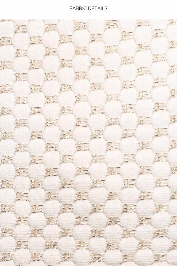 Luli Fama SUNKISS GLOW - Triangle Halter Top & Scrunch Up Mini Skirt • White – Luli Fama