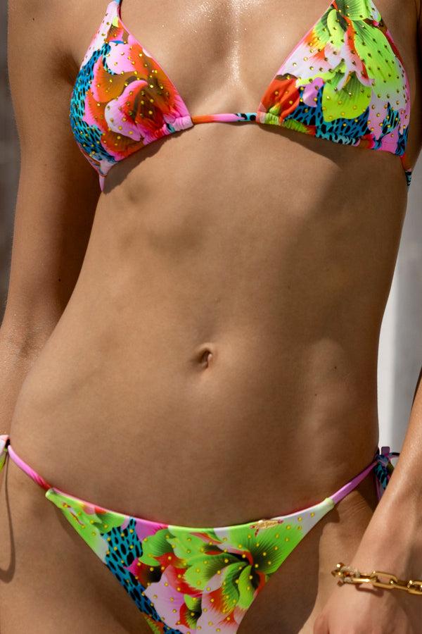 Luli Fama TROPICAL ILLUSIONS - Crystallized Seamless Triangle Top & Crystallized – Luli Fama