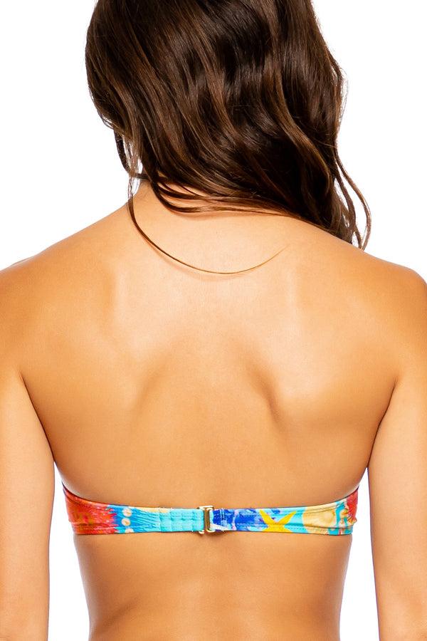 Luli Fama TWISTED MERMAID - Underwire Push Up Bandeau Top & Seamless Full Ruched – Luli Fama