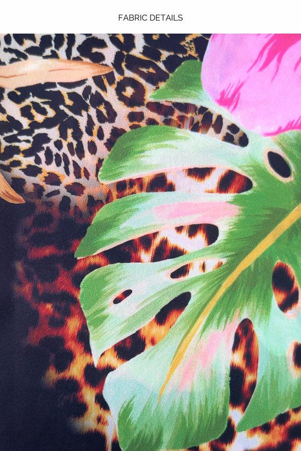 Luli Fama VISIONS OF PARADISE - Molded Push Up Bandeau Halter Top & Elastic Wais – Luli Fama