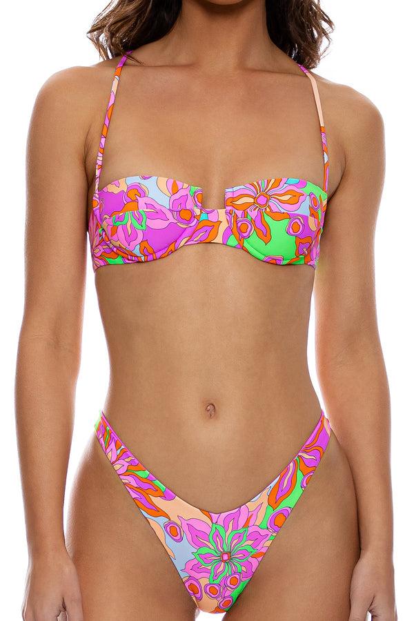Luli Fama VIVI IL MOMENTO - Sweetheart Balconette & High Leg Brazilian Bottom • – Luli Fama