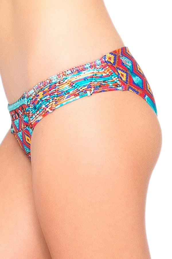 Luli Fama WILD & FREE - Weave Fringed Halter Top & Full Bottom • Multicolor – Luli Fama