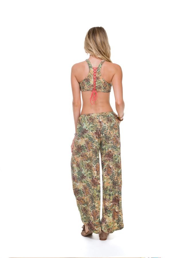 Luli Fama WORLD ON FIRE - Tri Color High Neck Top & Bonfire Pant • Multicolor – Luli Fama