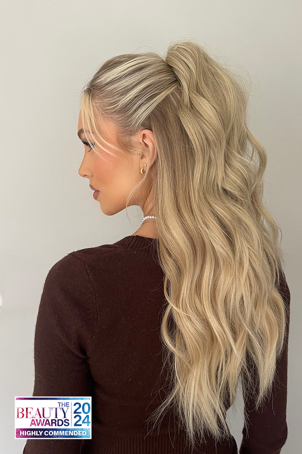 lullabellz Brushed Out Wave 16" Claw Clip Pony