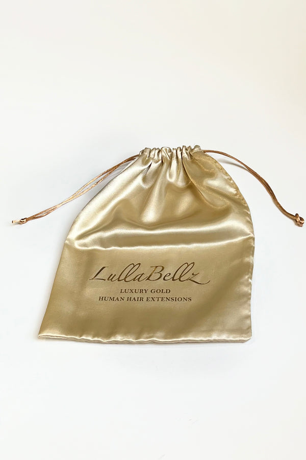 Lullabellz LullaBellz Mini Satin Hair Extension Storage Bag (Gold)
