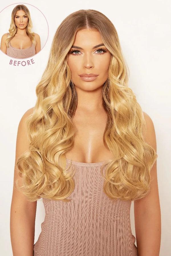 lullabellz Thick 20" 1 Piece Curly Clip In Hair Extensions