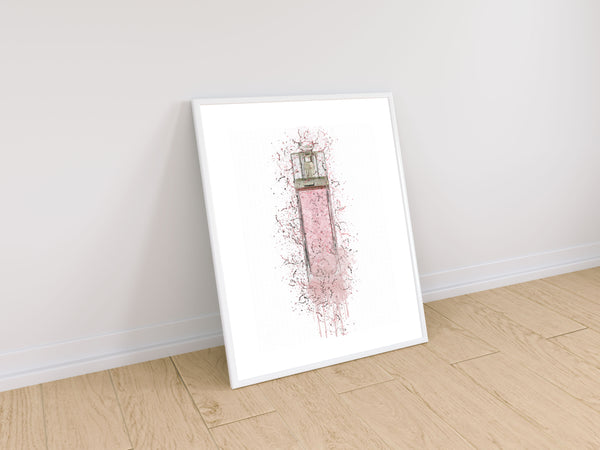 lumartos Addict Perfume Art Beauty Print – A4 Frame Wall Art – Framed Wall Art Print by Lumartos Premium Home Décor