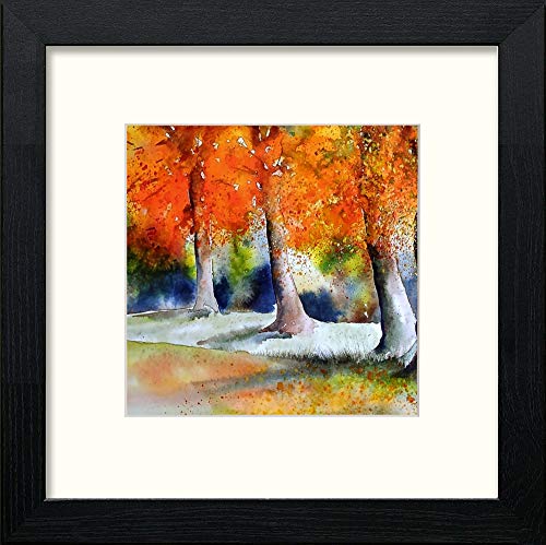 lumartos Autumn – Black Wood Frame Wall Art – Framed Wall Art Print by Lumartos Premium Home Décor