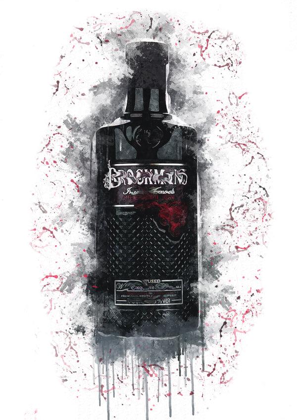 lumartos Brock Splash Print – A4 Frame Wall Art – Framed Wall Art Print by Lumartos Premium Home Décor