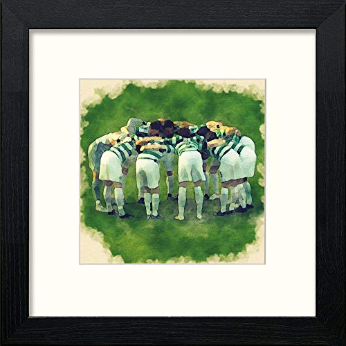 lumartos Celtic Huddle – Black Wood Frame Wall Art – Framed Wall Art Print by Lumartos Premium Home Décor