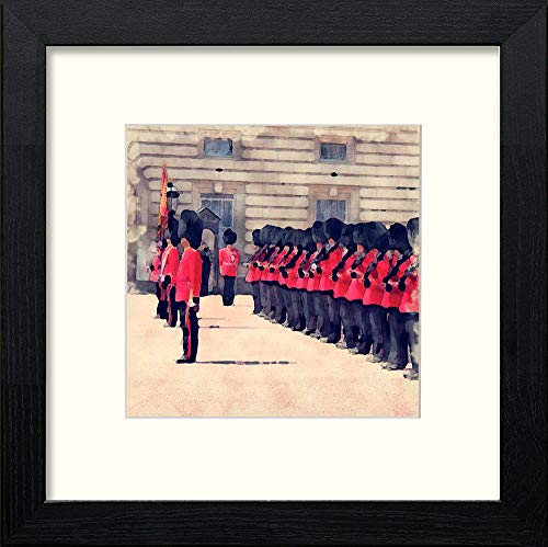 lumartos Changing Of The Guard – Black Wood Frame Wall Art – Framed Wall Art Print by Lumartos Premium Home Décor