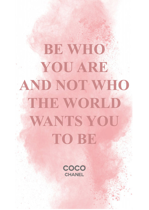 lumartos Coco Be Who You Are Quote Print – A4 Frame Wall Art – Framed Wall Art Print by Lumartos Premium Home Décor lumartos Coco Be Who You Are Quote Print – A4 Frame Wall Art – Framed Wall Art Print by Lumartos Premium Home Décor