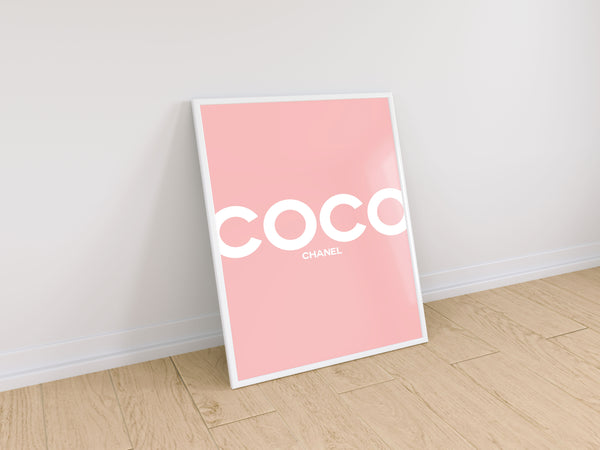 lumartos Coco Chanel Large Quote Print – Framed Wall Art Print by Lumartos Premium Home Décor lumartos Coco Chanel Large Quote Print – Framed Wall Art Print by Lumartos Premium Home Décor