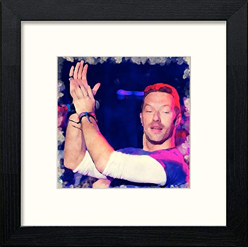 lumartos Coldplay – Black Wood Frame Wall Art – Framed Wall Art Print by Lumartos Premium Home Décor