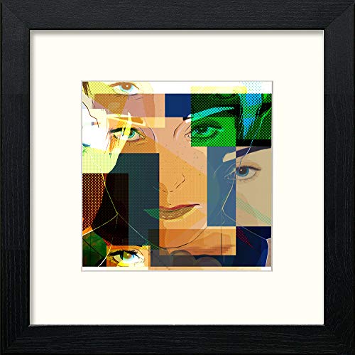 lumartos Collage – Black Wood Frame Wall Art – Framed Wall Art Print by Lumartos Premium Home Décor