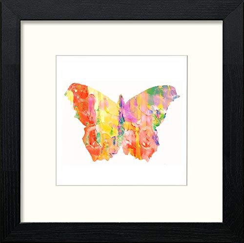lumartos Colourfly – Black Wood Frame Wall Art – Framed Wall Art Print by Lumartos Premium Home Décor