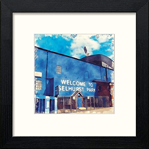 lumartos Crystal Palace FC Stadium – Black Wood Frame Wall Art – Framed Wall Art Print by Lumartos Premium Home Décor