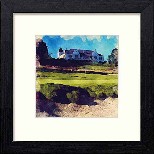 lumartos Dukes Course – Black Wood Frame Wall Art – Framed Wall Art Print by Lumartos Premium Home Décor