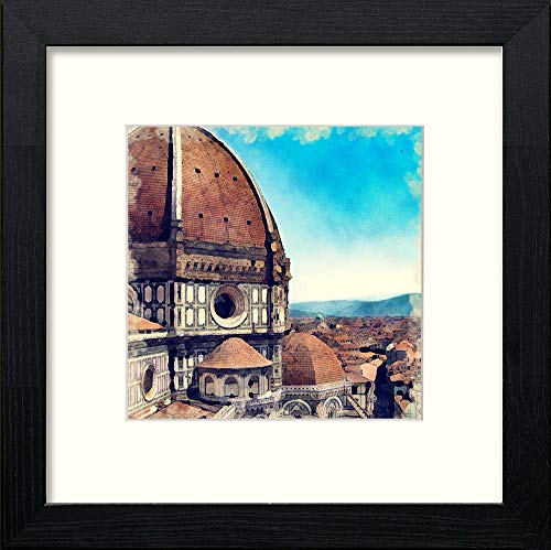 lumartos Duomo Florence – Black Wood Frame Wall Art – Framed Wall Art Print by Lumartos Premium Home Décor