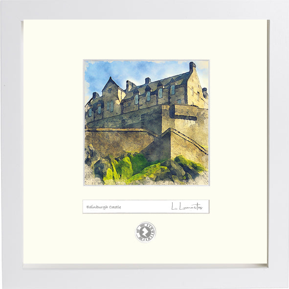lumartos Edinburgh Castle - Augmented Reality – Framed Wall Art Print by Lumartos Premium Home Décor