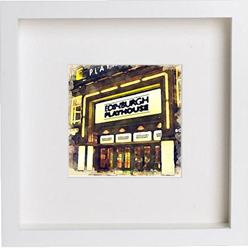 lumartos Edinburgh Playhouse Theatre 0035 – White Frame Wall Art – Framed Wall Art Print by Lumartos Premium Home Décor