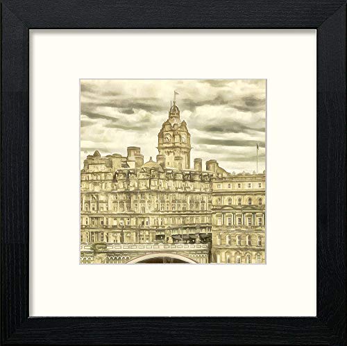 lumartos Edinburgh Scotsman – Black Wood Frame Wall Art – Framed Wall Art Print by Lumartos Premium Home Décor