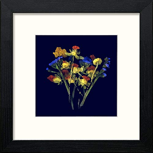 lumartos Floral – Black Wood Frame Wall Art – Framed Wall Art Print by Lumartos Premium Home Décor