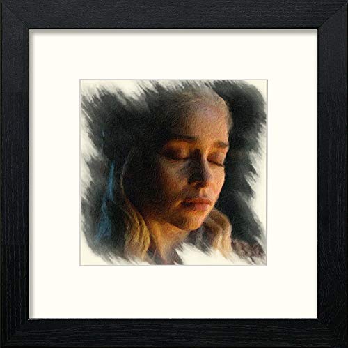 lumartos Game Of Thrones – Black Wood Frame Wall Art – Framed Wall Art Print by Lumartos Premium Home Décor