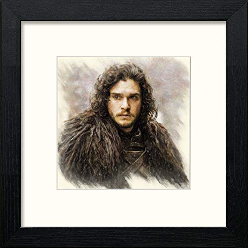 lumartos Game Of Thrones III – Black Wood Frame Wall Art – Framed Wall Art Print by Lumartos Premium Home Décor