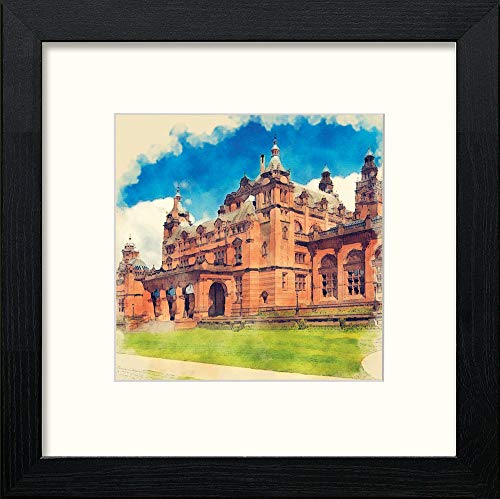 lumartos Glasgow Art Galleries – Black Wood Frame Wall Art – Framed Wall Art Print by Lumartos Premium Home Décor
