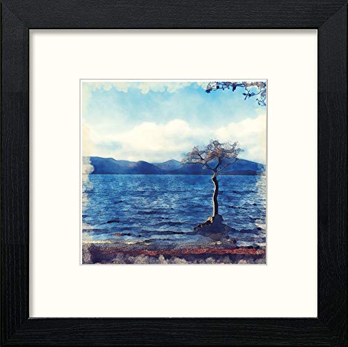 lumartos Glasgow Balmaha – Black Wood Frame Wall Art – Framed Wall Art Print by Lumartos Premium Home Décor