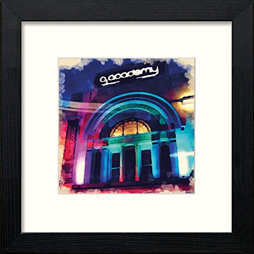 lumartos Glasgow Carling – Black Wood Frame Wall Art – Framed Wall Art Print by Lumartos Premium Home Décor