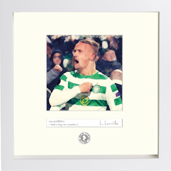 lumartos Glasgow Celtic - Leigh Griffiths - Augmented Reality – Framed Wall Art Print by Lumartos Premium Home Décor