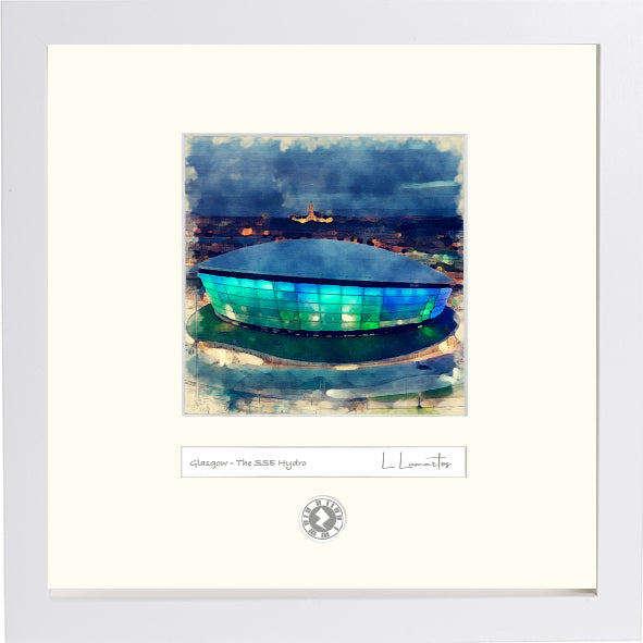 lumartos Glasgow Hydro - Augmented Reality – Framed Wall Art Print by Lumartos Premium Home Décor