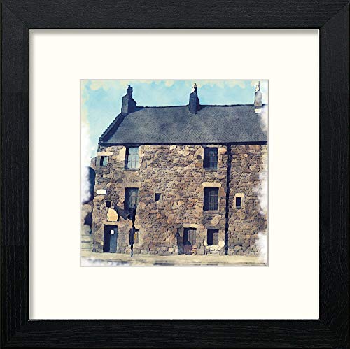 lumartos Glasgow Provans Lordship – Black Wood Frame Wall Art – Framed Wall Art Print by Lumartos Premium Home Décor