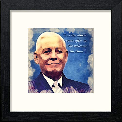 lumartos Glasgow Rangers FC Bill Struth Ii – Black Wood Frame Wall Art – Framed Wall Art Print by Lumartos Premium Home Décor