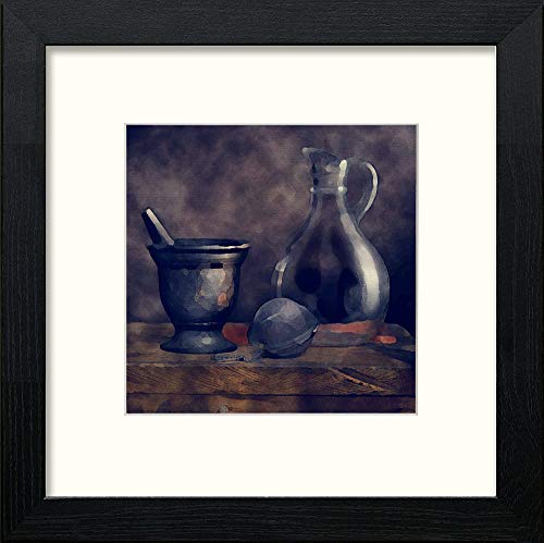 lumartos Glass Jug – Black Wood Frame Wall Art – Framed Wall Art Print by Lumartos Premium Home Décor