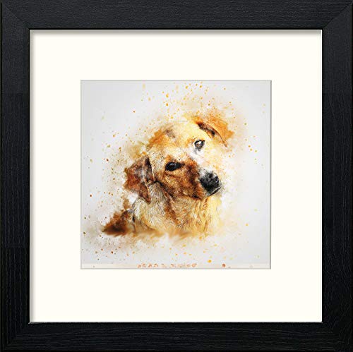 lumartos Goldie – Black Wood Frame Wall Art – Framed Wall Art Print by Lumartos Premium Home Décor