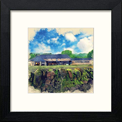 lumartos Golf Kingsbarns – Black Wood Frame Wall Art – Framed Wall Art Print by Lumartos Premium Home Décor