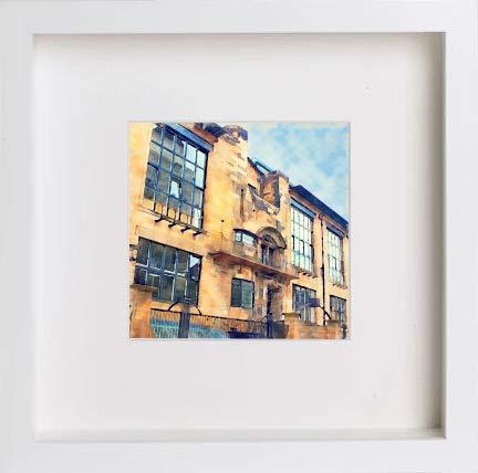 lumartos Italy Venice Sunset On The Grand Canal 0253 – White Frame Wall Art – Framed Wall Art Print by Lumartos Premium Home Décor